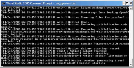 OpenACS Shell